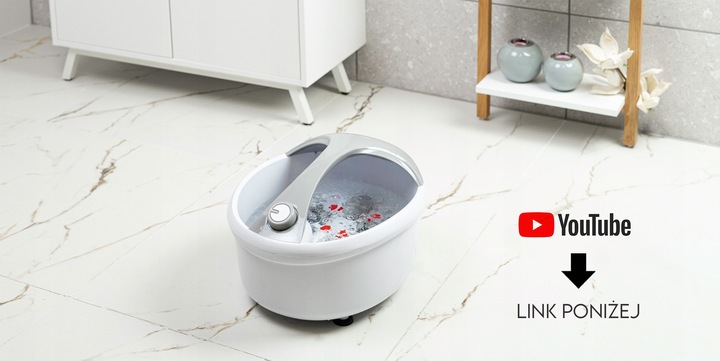 Masażer do stóp first austria PODGRZEWANIE WIBRACJE + BĄBELKI