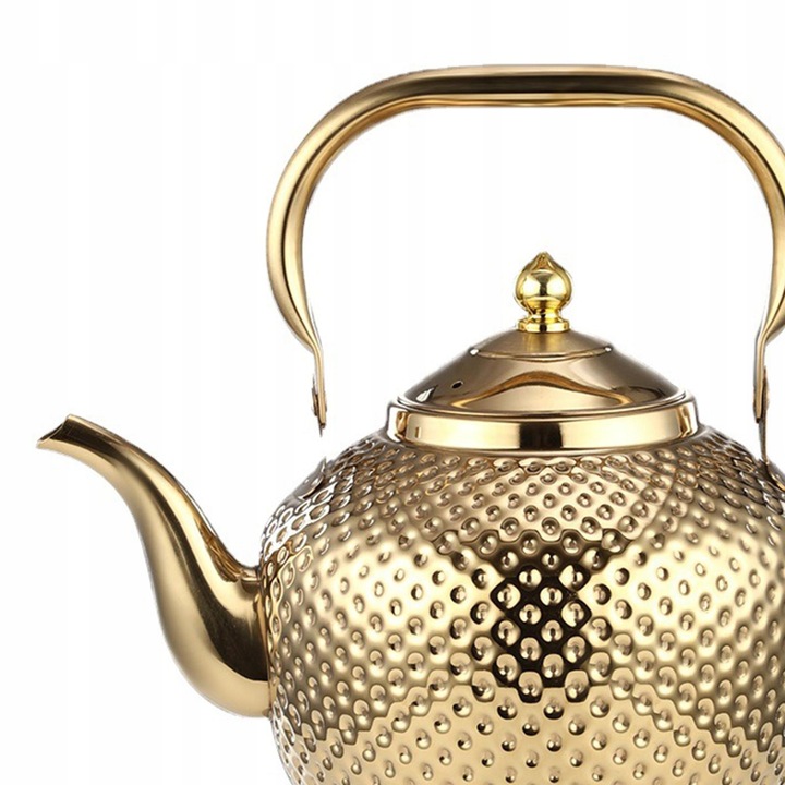 Czajniczek ze stali nierdzewnej Anti Scald Uchwyt z wyjmowanym zaparzaczem