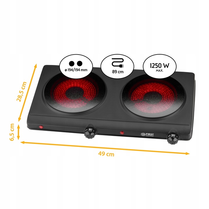 Kuchenka elektryczna CERAMICZNA FIRST AUSTRIA