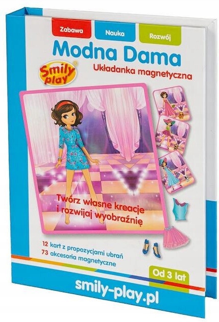 Układanka magnetyczna Modna Dama