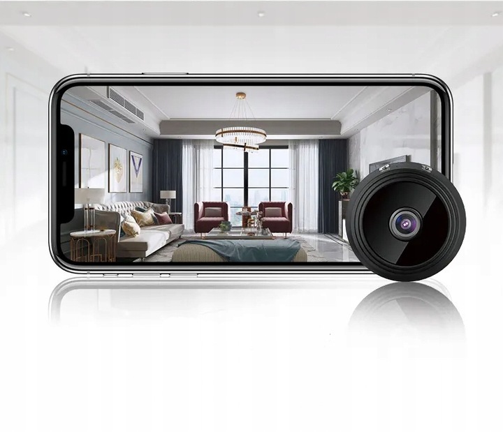 MINI KAMERA WIFI SZPIEGOWSKA IP SMART FULL HD MONITORING BEZPRZEWODOWA A9