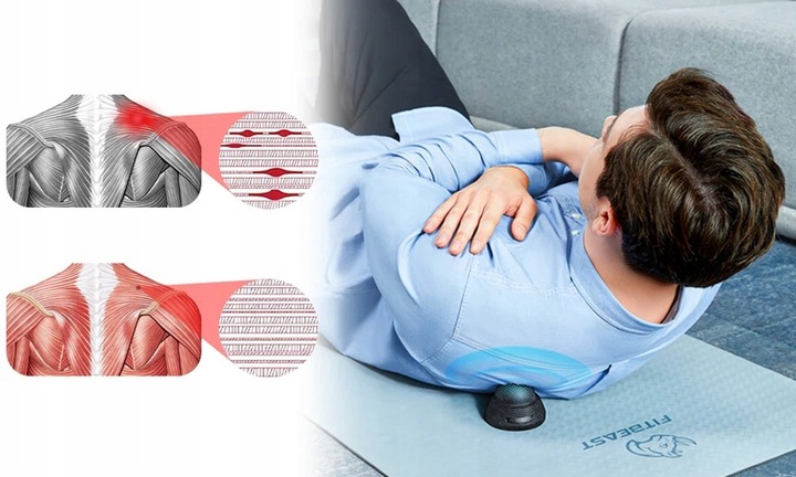 ROLLER PIŁKA DO MASAŻU CIAŁA STOŻEK Do Punktów Spustowych MASAŻER PUNKTOWY