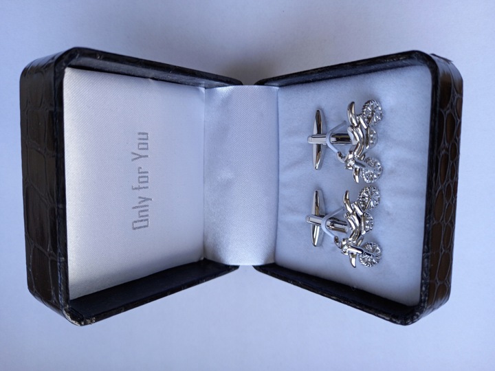 Spinki do mankiet koszuli Motor Motocykl Cross