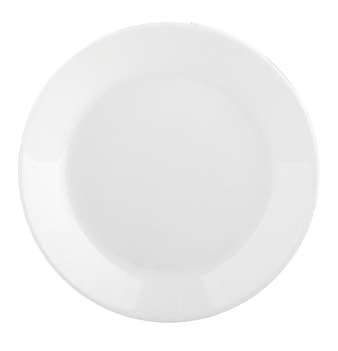 Komplet talerzy Sonia białe 12 szt. na desery na przystawki sałatki