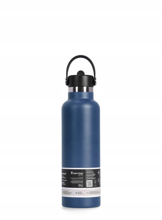 Butelka turystyczna Hydro Flask 21 Oz Standard Flex Straw Cap - indigo