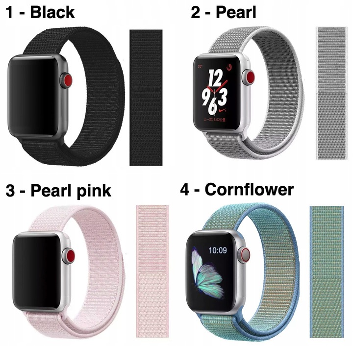 PASEK DO APPLE WATCH 2 3 4 5 6 7 8 9 SE ULTRA 2 38/40/41/42/44/45/49mm Rzep