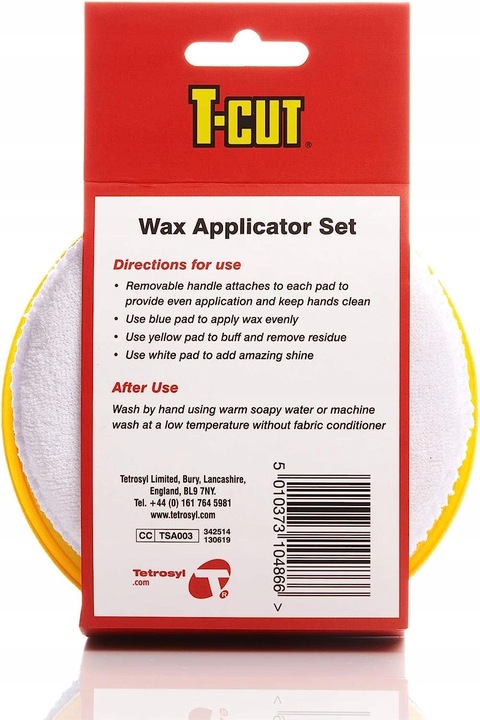 Gąbki aplikatory do polerowania lakieru z uchwytem