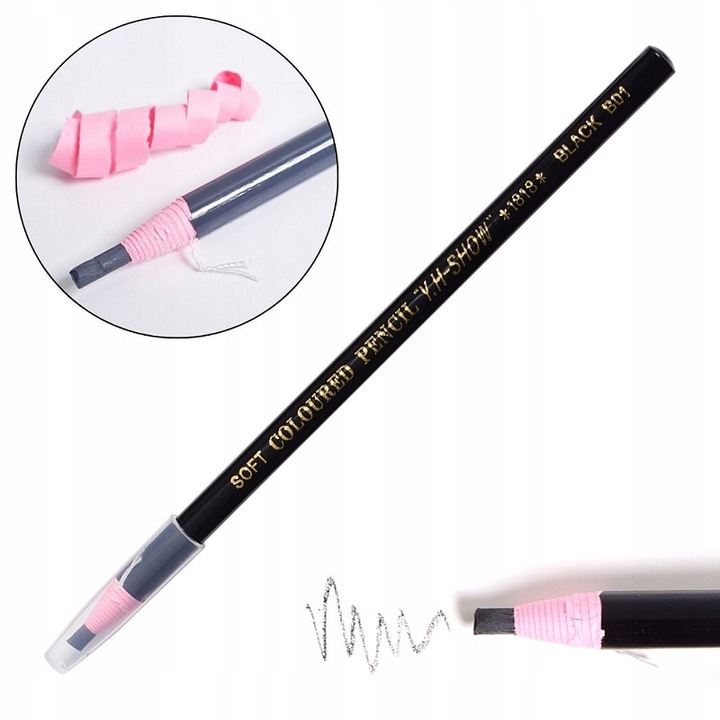 Kredka do rysunku makijażu permanentnego czarna Prima Derma