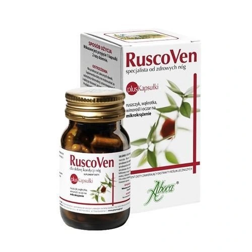 ABOCA - Ruscoven 60 kapsułek + Ruscoven Żel 100 ml