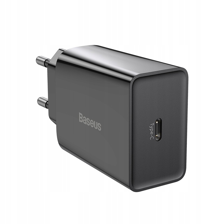 BASEUS SZYBKA ŁADOWARKA SIECIOWA ZASILACZ USB-C TYPE-C 20W PD QC 3.0