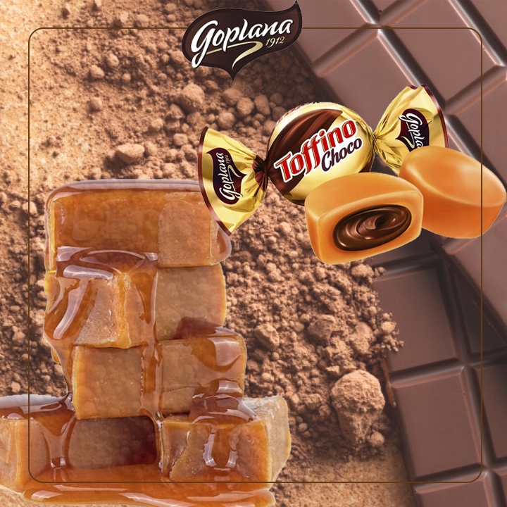 Goplana Toffino Cukierki Czekoladowe Toffi 2,5 kg