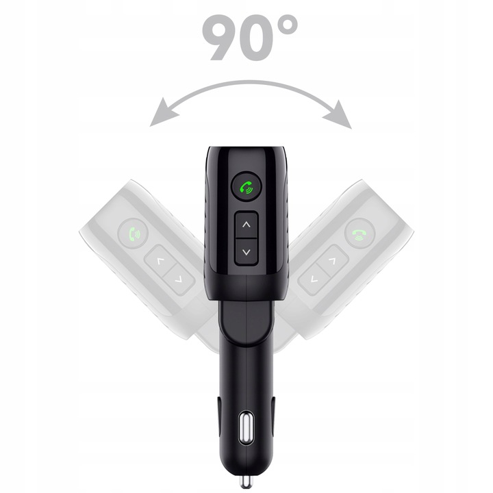 Transmiter FM BT z ŁADOWARKA USB Bluetooth