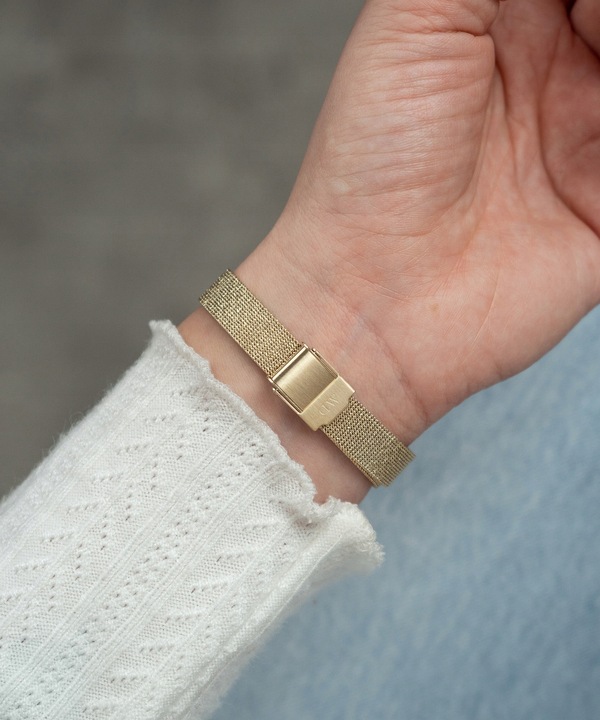 Zegarek damski Daniel Wellington Quadro Pressed Evergold 20 DW-DW00100557