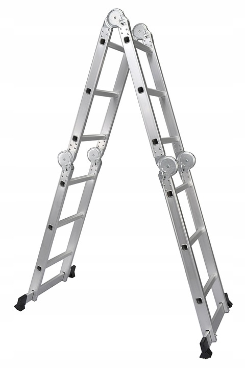 DRABINA ALUMINIOWA PRZEGUBOWA 5W1 4X3 3,5M PODEST