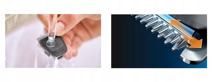 MASZYNKA GOLARKA PHILIPS TRYMER WŁOSY BRODA BEZPRZEWODOWA DO ZAROSTU + ETUI