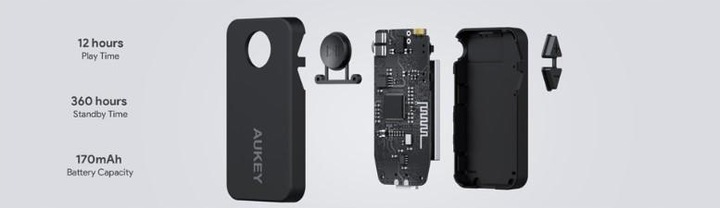 BEZPRZEWODOWY ODBIORNIK NADAJNIK TRANSMITER BLUETOOTH JACK Aukey BR-C2