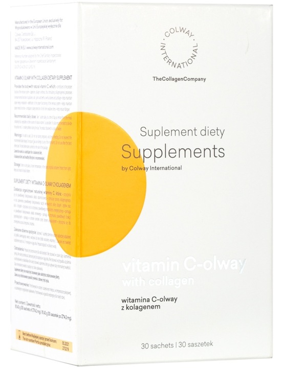 Witamina C 1000 Tysiączka - Colway z kolagenem Dzika róża Kolagen rybi 1000