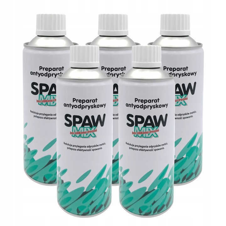 SPAWMIX | Środek Antyodpryskowy do spawania MIG MAG 400 ml | zestaw 5 szt.