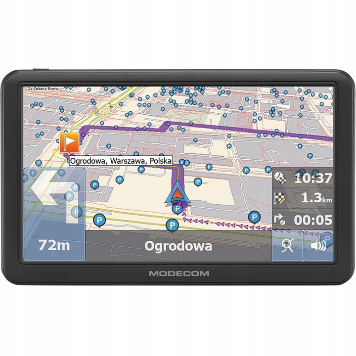 Nawigacja samochodowa Modecom FreeWAY CX 7.4 MapFactor mapy Europy