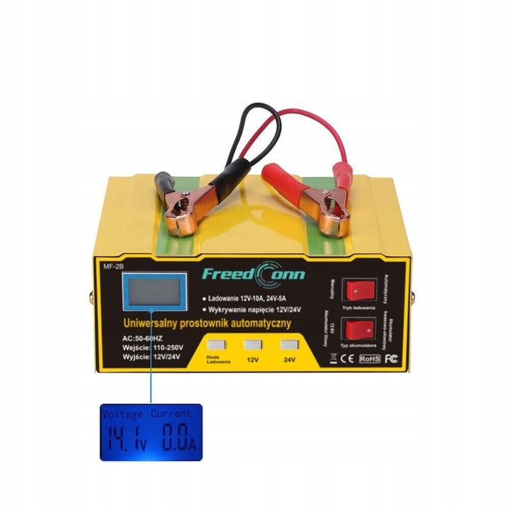 MF-2B Prostownik AUTOMATYCZNY Z FUNKCJĄ NAPRAWY 12V 24V