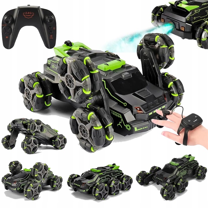 SAMOCHÓD ZDALNIE STEROWANY RC RĘKĄ GESTAMI PILOT AUTO PODŚWIETLENIE 4x4
