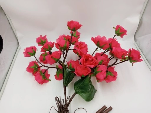 Lampki Ogrodowe LED Krzew Róży 2 szt, 40 Diod