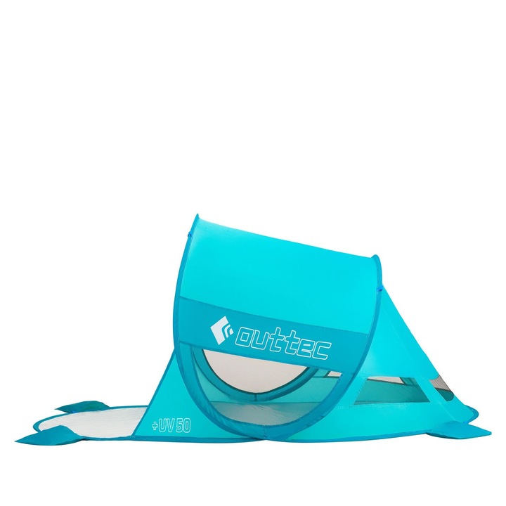 NAMIOT PLAŻOWY SAMOROZKŁADAJĄCY PARAWAN ZAMYKANY OKIENKO POP UP UV50 OUTTEC