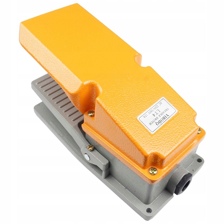 Wyłącznik nożny włącznik przycisk pedał z osłoną NO NC 380V 10A