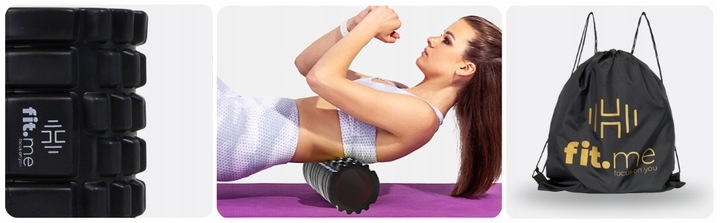 ZESTAW ROLLERÓW DO MASAŻU WAŁEK DUŻY Z WYPUSTKAMI PIŁKA POJEDYNCZA DUOBALL