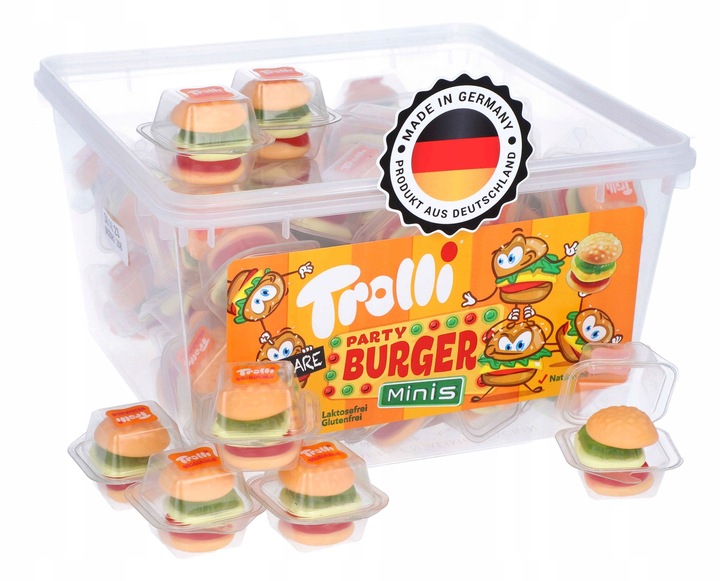 Trolli, żelki, Mini burger hamburger 600 g