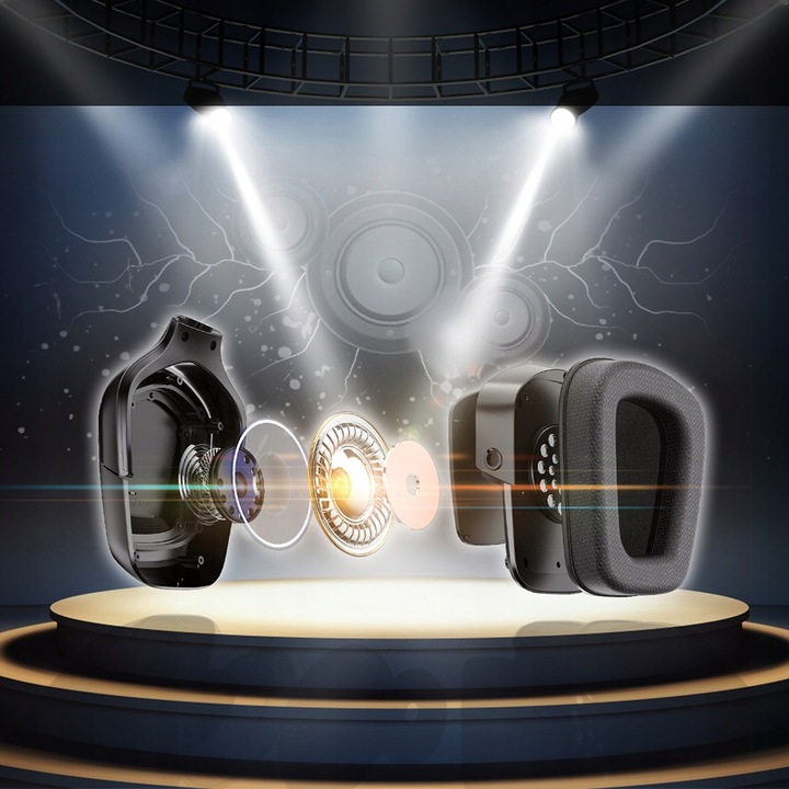 ONIKUMA K20 SŁUCHAWKI GAMINGOWE NAUSZNE PRZEWODOWE Z MIKROFONEM DO PC RGB