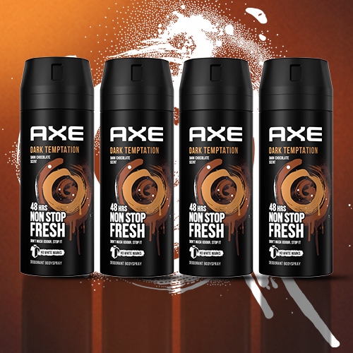 AXE Dark Temptation dezodorant 4x150 ml DEO