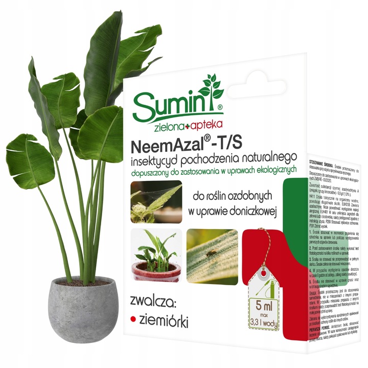 NEEMAZAL T/S PREPARAT NA ZIEMIÓRKI inne szkodniki, oprysk roślin ozdobnych