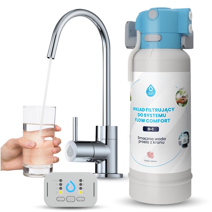 SYSTEM FILTRUJĄCY FILTR PODZLEWOZMYKOWY DAFI FLOW COMFORT D-1