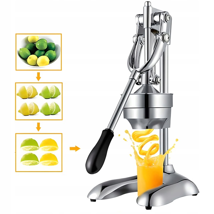WYCISKARKA DO CYTRUSÓW POMARAŃCZY CYTRYN OWOCÓW SOKÓW RĘCZNA SOLIDNA CIĘŻKA