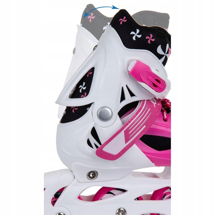 REGULOWANE ŁYŻWOROLKI WROTKI ŁYŻWY DLA DZIECI 4W1 ENERO 30-33 RÓŻOWE