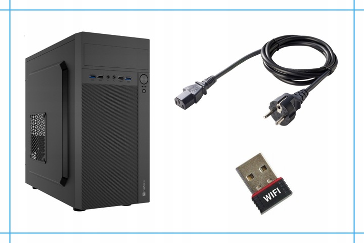 KOMPUTER INTEL CORE I5 16GB 256SSD DVD Windows 10 Wydajny do biura szybki