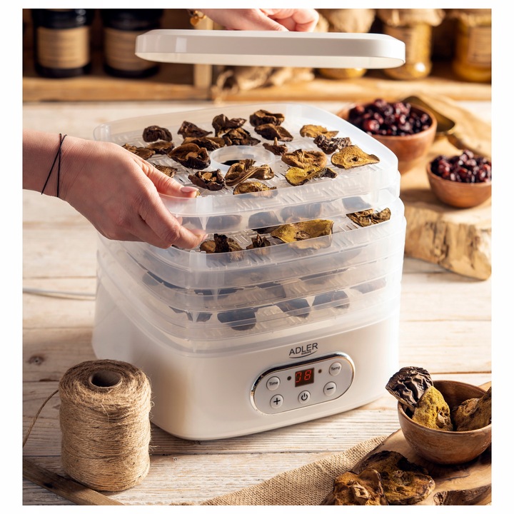 Suszarka do grzybów ziół i żywności dehydrator Adler AD 6658