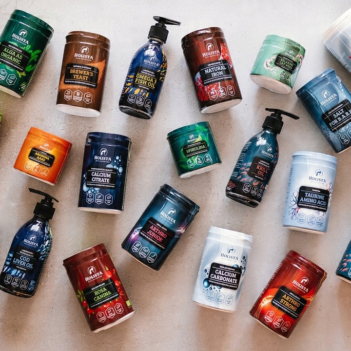 HOLISTA Olej z Łososia Atlantyckiego dla Psa Kota OMEGA 3 Salmon Oil 500ml