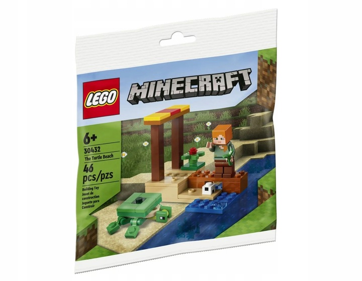 LEGO Minecraft Pszczeli ul 21241 + Plaża zółwi 30432