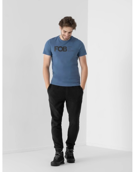 4F Spodnie Dresowe z MIKROPOLARU SPMD016 > XXL