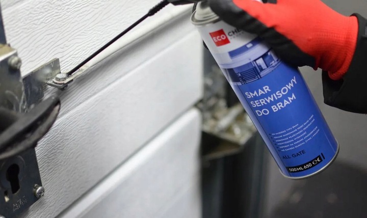 SMAR W SPRAYU DO BRAM GARAŻOWYCH PRZESUWNYCH 500ml LIN ŁAŃCUCHÓW