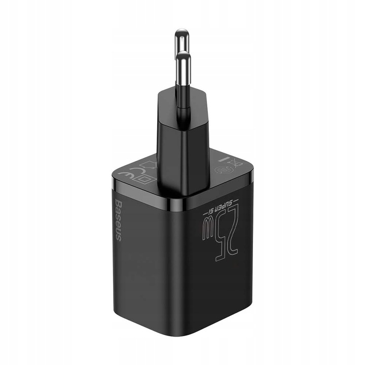 Szybka ładowarka sieciowa Baseus USB typ C + kabel USB-C - USB-C 25W 3A
