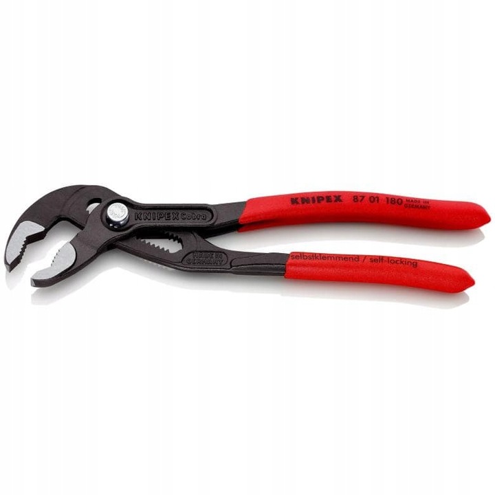 Szczypce nastawne do rur Cobra 180 mm żabka klucz Knipex 87 01 180