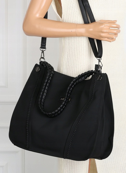 Torebka Damska Shopperka Worek Pojemna Modna Duża Torba CH7716 Czarna