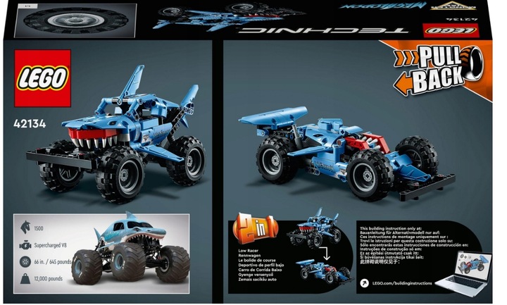 Klocki Lego Technic Technik auto Monster Jam Megalodon 7+