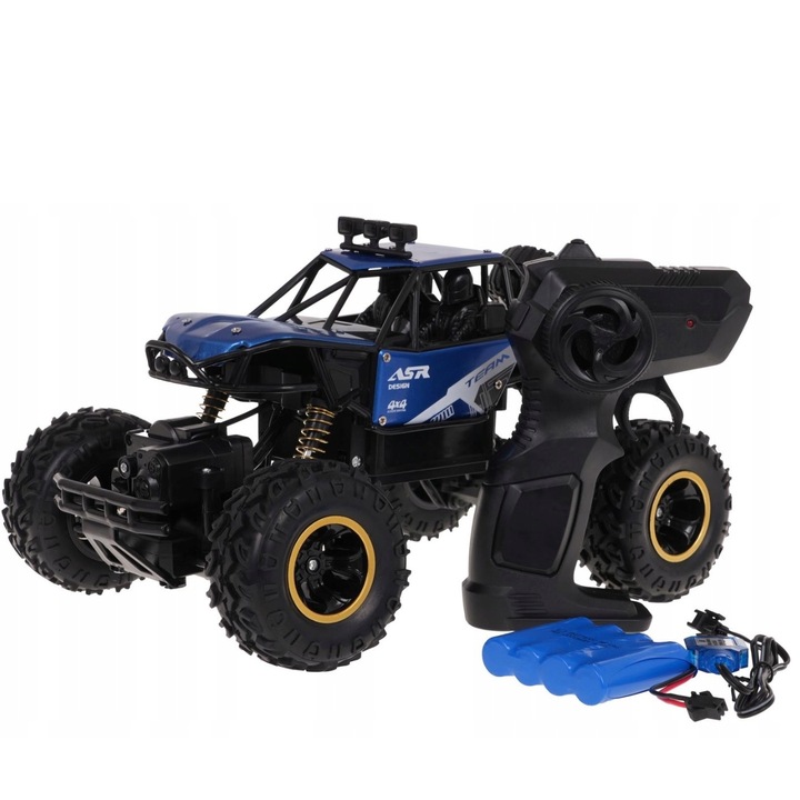 SAMOCHÓD ZDALNIE STEROWANY 1:16 AUTKO AUTO TERENOWE 4X4 NA PILOTA R/C METAL