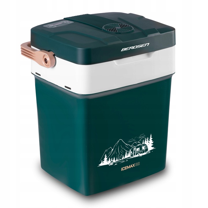 Lodówka turystyczna Berdsen Icemax 29 litry tryb ECO - zielona