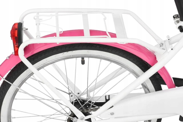 Rower dziecięcy INDIANA Moena 20 cali dla dziewczynki Biały