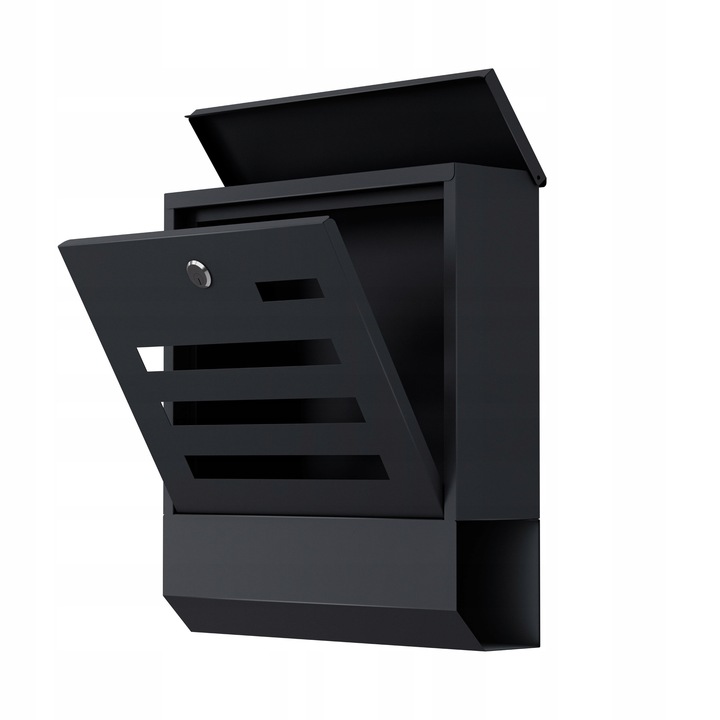 Skrzynka NA LISTY Gazety Pocztę Ulotki Gregman Post 20 Graphite